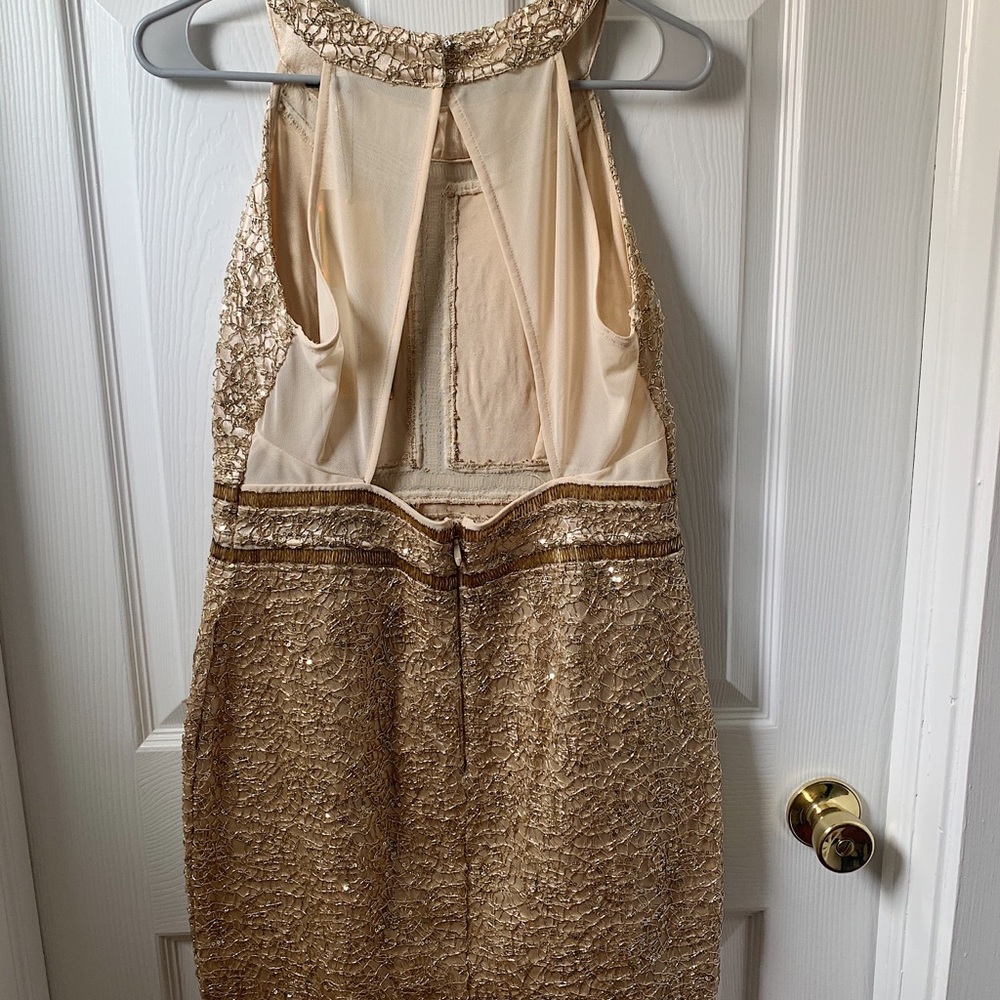 Gold beaded dress - NWT! - Picture 2 of 8